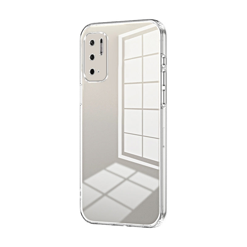 Xiaomi Redmi Note 10 5G Case - Transparent Plating & Precision Hole Design for Luxury and Protection-buycases.co.uk