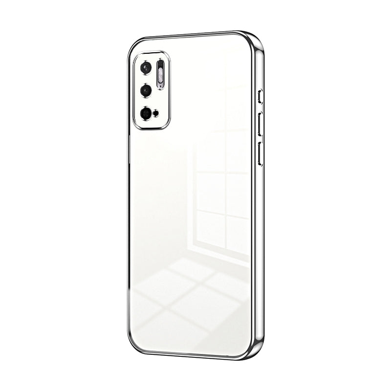Xiaomi Redmi Note 10T 5G Case - Transparent Plating & Precision Hole Design for Luxury and Protection-buycases.co.uk