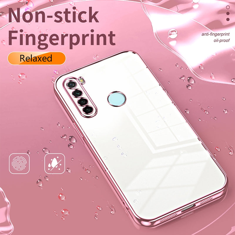 Xiaomi Redmi Note 8 Case - Transparent Plating & Precision Hole Design for Luxury and Protection-buycases.co.uk