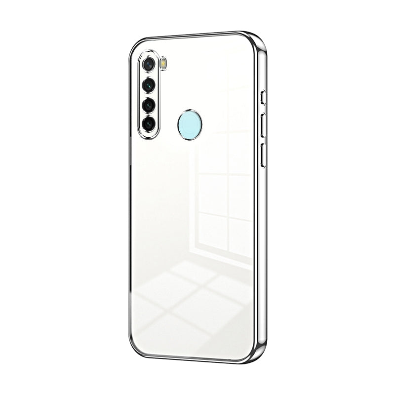 Xiaomi Redmi Note 8 2021 Case - Transparent Plating & Precision Hole Design for Luxury and Protection-buycases.co.uk