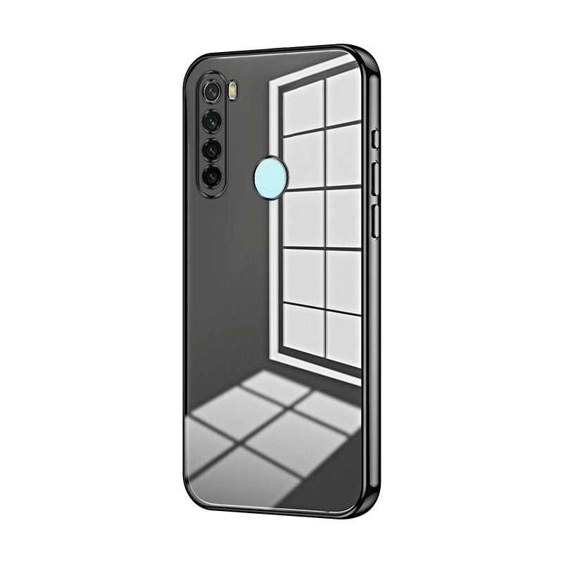 Xiaomi Redmi Note 8 2021 Case - Transparent Plating & Precision Hole Design for Luxury and Protection-buycases.co.uk