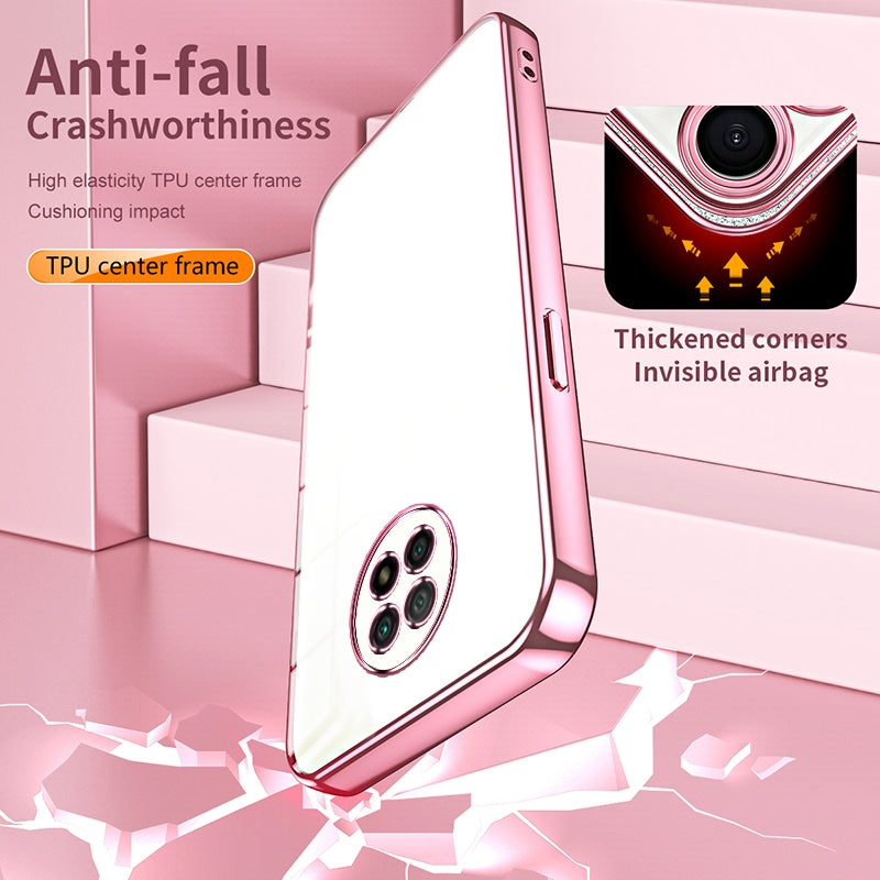 Xiaomi Redmi Note 9T Case - Transparent Plating & Precision Hole Design for Luxury and Protection-buycases.co.uk