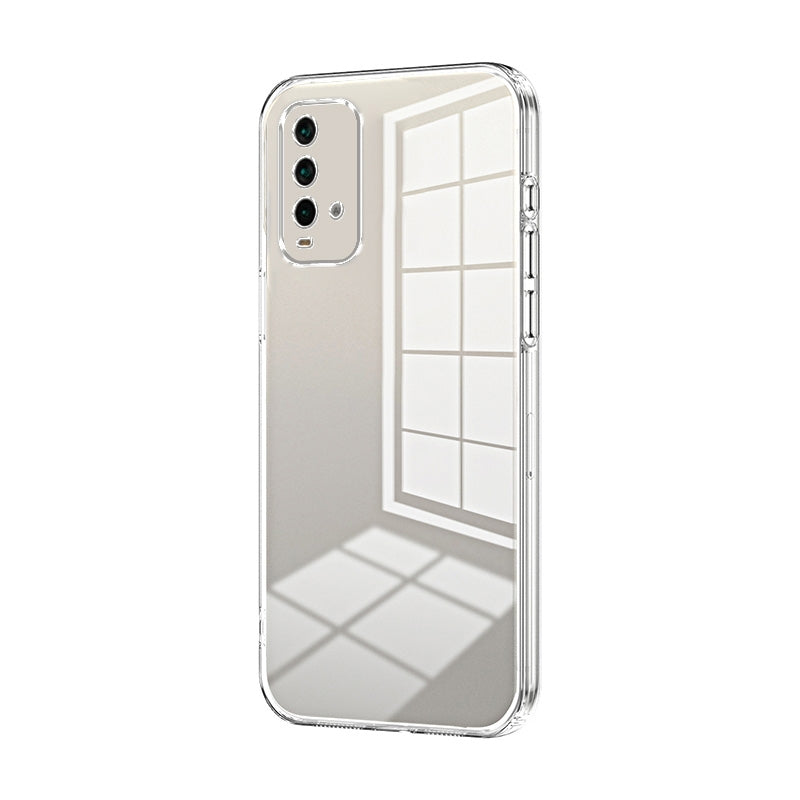 Xiaomi Redmi Note 9 4G Case - Transparent Plating & Precision Hole Design for Luxury and Protection-buycases.co.uk