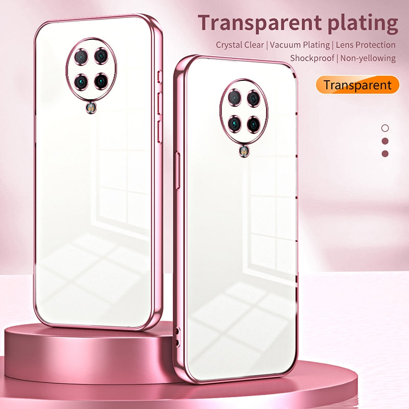 Xiaomi Redmi K30 Pro Case - Transparent Plating & Precision Hole Design for Luxury and Protection-buycases.co.uk