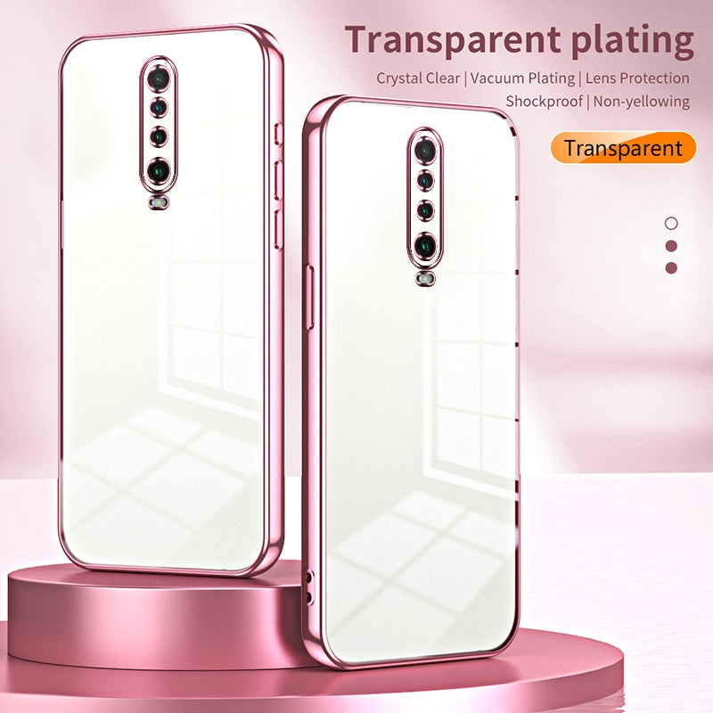 Xiaomi Redmi K30 Case - Transparent Plating & Precision Hole Design for Luxury and Protection-buycases.co.uk