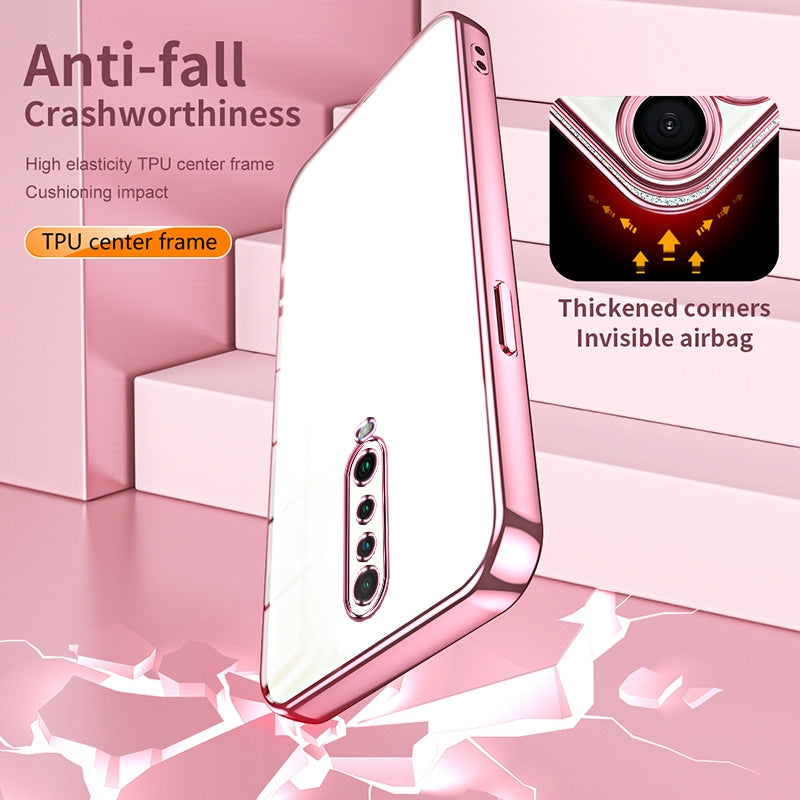 Xiaomi Redmi K30 5G Case - Transparent Plating & Precision Hole Design for Luxury and Protection-buycases.co.uk