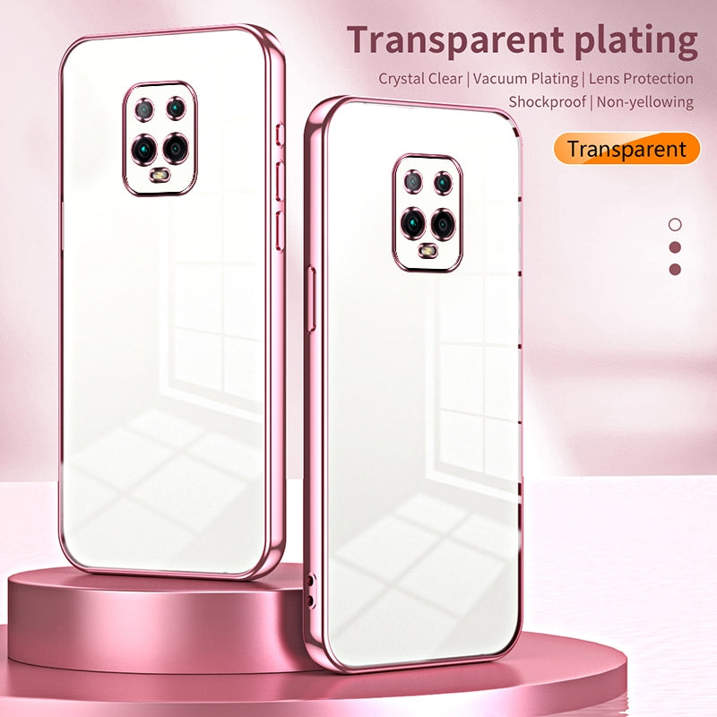 Xiaomi Redmi 10X Pro 5G Case - Transparent Plating & Precision Hole Design for Luxury and Protection-buycases.co.uk