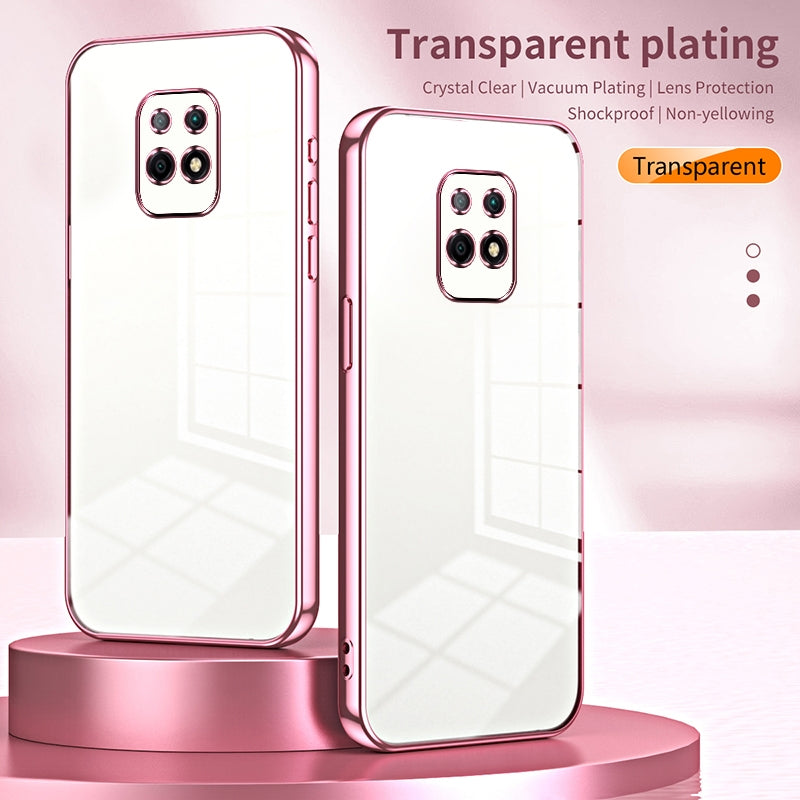 Xiaomi Redmi 10X 5G Case - Transparent Plating & Precision Hole Design for Luxury and Protection-buycases.co.uk