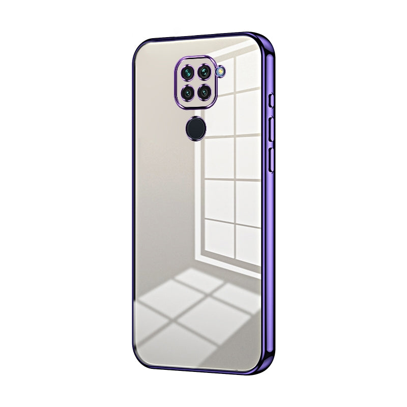 Xiaomi Redmi Note 9 Case - Transparent Plating & Precision Hole Design for Luxury and Protection-buycases.co.uk