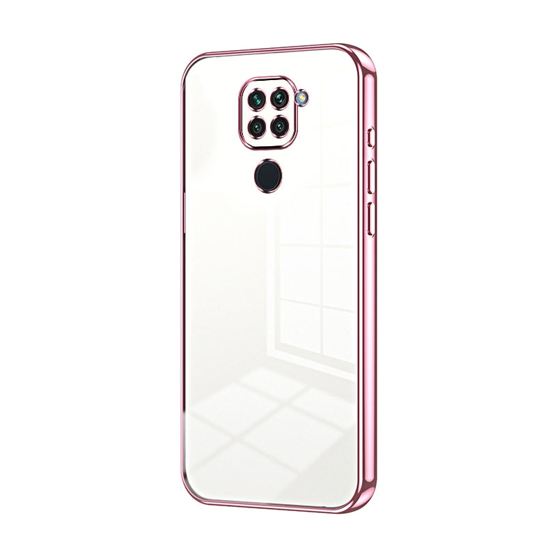 Xiaomi Redmi Note 9 Case - Transparent Plating & Precision Hole Design for Luxury and Protection-buycases.co.uk