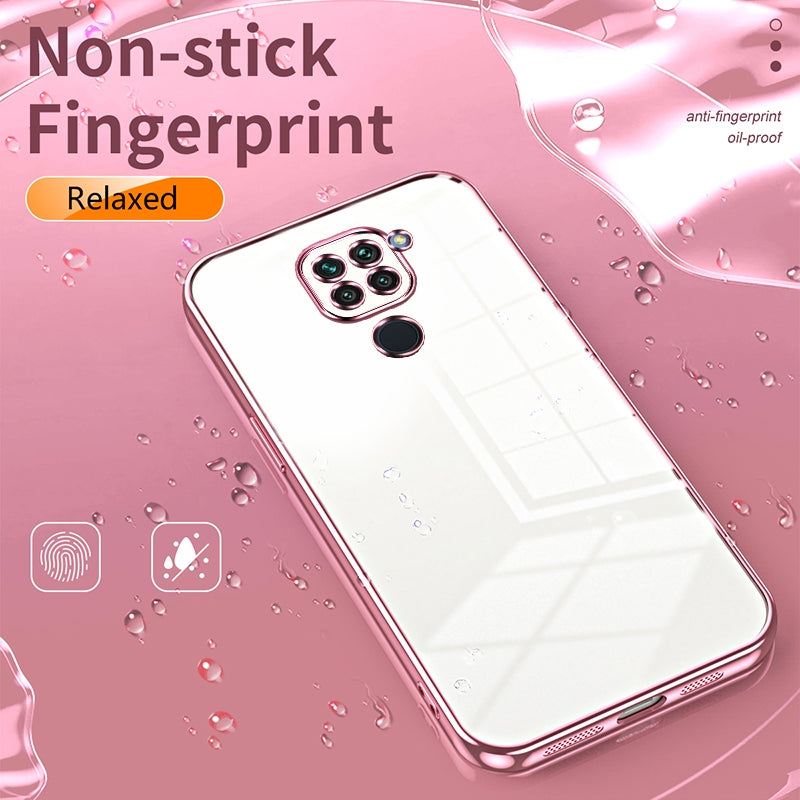 Xiaomi Redmi Note 9 Case - Transparent Plating & Precision Hole Design for Luxury and Protection-buycases.co.uk
