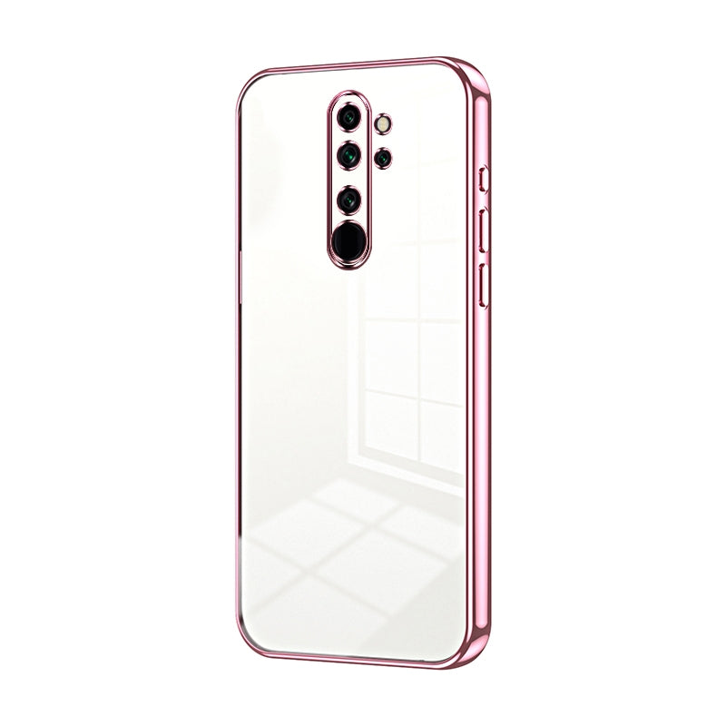 Xiaomi Redmi Note 8 Pro Case - Transparent Plating & Precision Hole Design for Luxury and Protection-buycases.co.uk