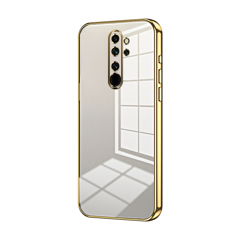 Xiaomi Redmi Note 8 Pro Case - Transparent Plating & Precision Hole Design for Luxury and Protection-buycases.co.uk