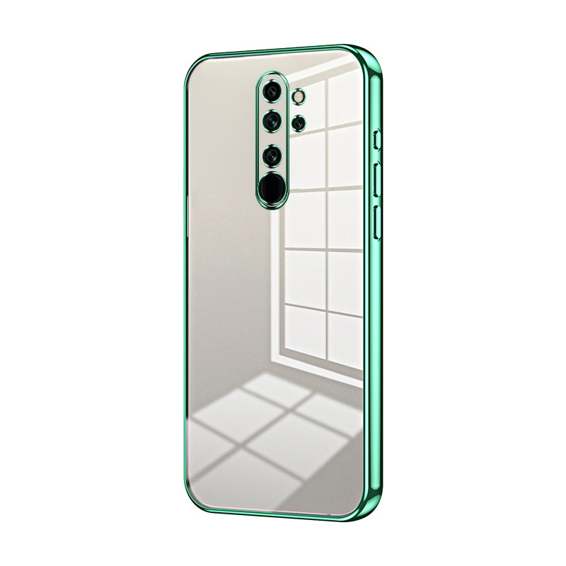 Xiaomi Redmi Note 8 Pro Case - Transparent Plating & Precision Hole Design for Luxury and Protection-buycases.co.uk