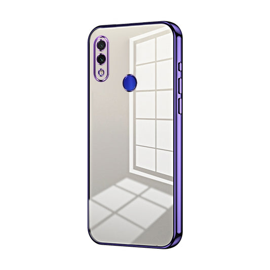 Xiaomi Redmi Note 7 Case - Transparent Plating & Precision Hole Design for Luxury and Protection-buycases.co.uk