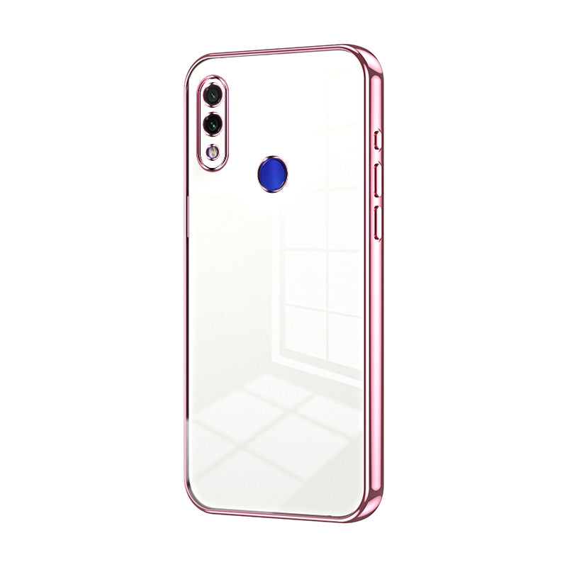 Xiaomi Redmi Note 7 Pro Case - Transparent Plating & Precision Hole Design for Luxury and Protection-buycases.co.uk