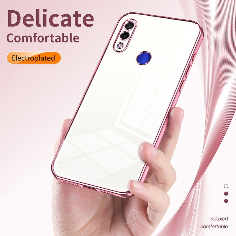 Xiaomi Redmi Note 7 Pro Case - Transparent Plating & Precision Hole Design for Luxury and Protection-buycases.co.uk