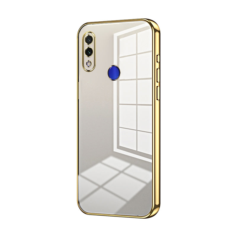Xiaomi Redmi Note 7 Case - Transparent Plating & Precision Hole Design for Luxury and Protection-buycases.co.uk