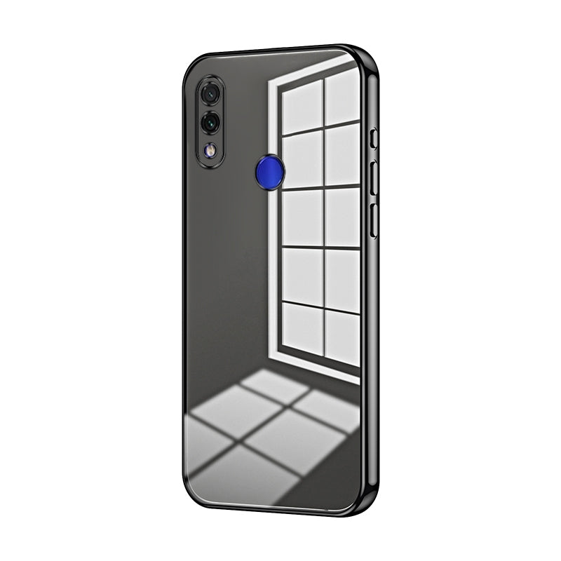 Xiaomi Redmi Note 7 Case - Transparent Plating & Precision Hole Design for Luxury and Protection-buycases.co.uk