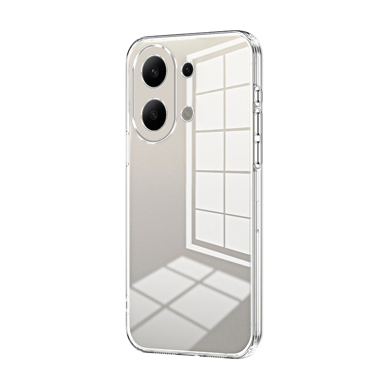 Xiaomi Redmi Note 13 4G Case - Transparent Plating & Precision Hole Design for Luxury and Protection-buycases.co.uk