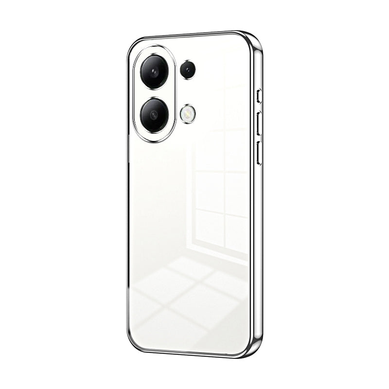 Xiaomi Redmi Note 13 4G Case - Transparent Plating & Precision Hole Design for Luxury and Protection-buycases.co.uk
