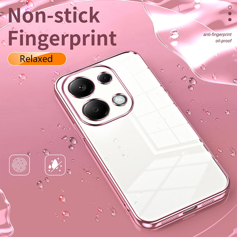 Xiaomi Redmi Note 13 Pro 4G Case - Transparent Plating & Precision Hole Design for Luxury and Protection-buycases.co.uk