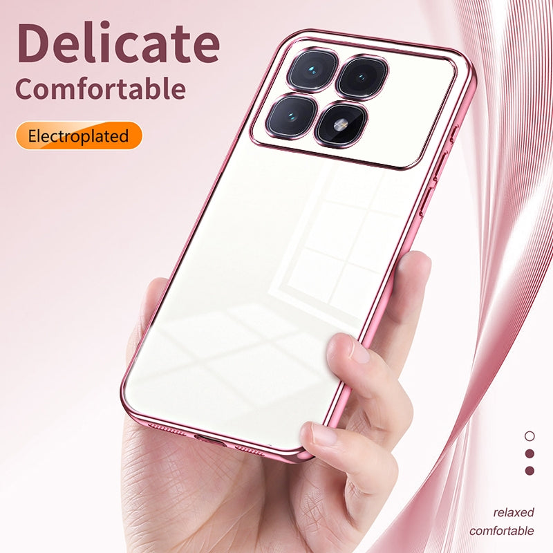 Xiaomi Redmi K70 Ultra Case - Transparent Plating & Precision Hole Design for Luxury and Protection-buycases.co.uk