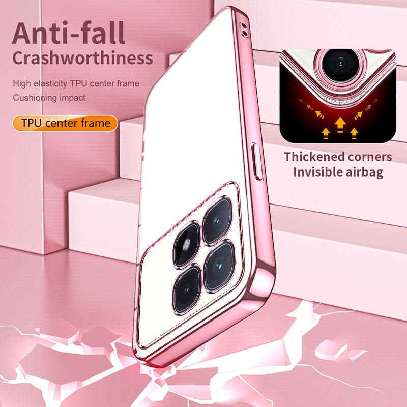 Xiaomi Redmi K70 Ultra Case - Transparent Plating & Precision Hole Design for Luxury and Protection-buycases.co.uk