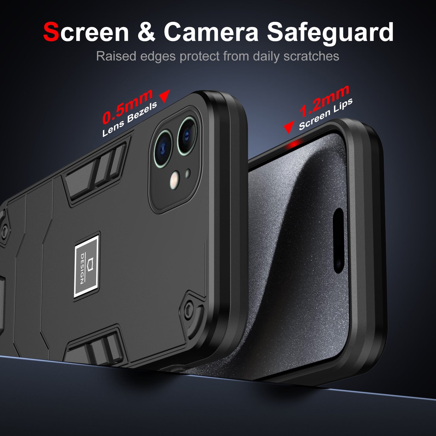 iPhone 11 Shockproof Case - Durable TPU+PC Material, Lightweight, Anti-Fall and Anti-Bump Design, Fashionable Phone Protection-buycases.co.uk