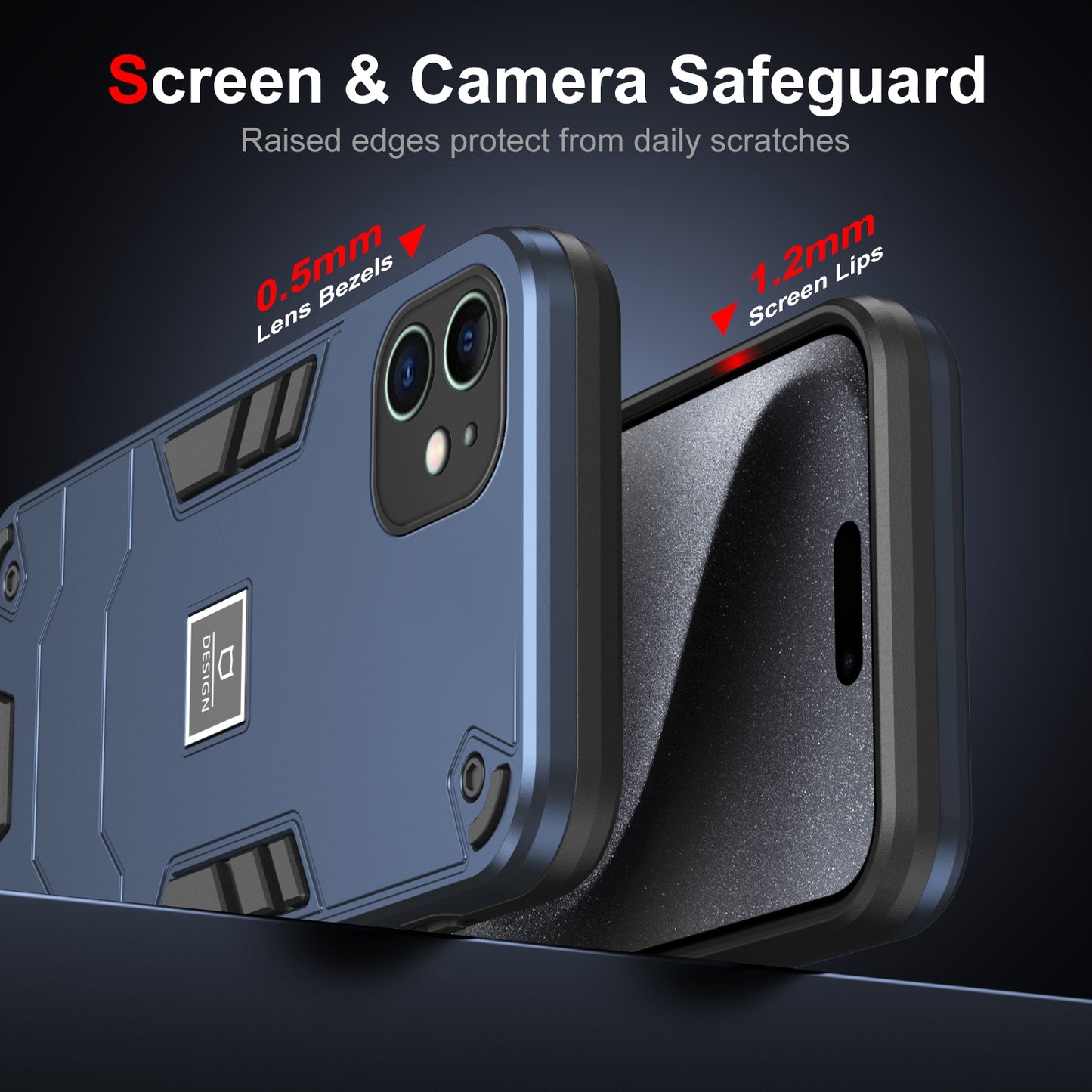 iPhone 11 Shockproof Case - Durable TPU+PC Material, Lightweight, Anti-Fall and Anti-Bump Design, Fashionable Phone Protection-buycases.co.uk