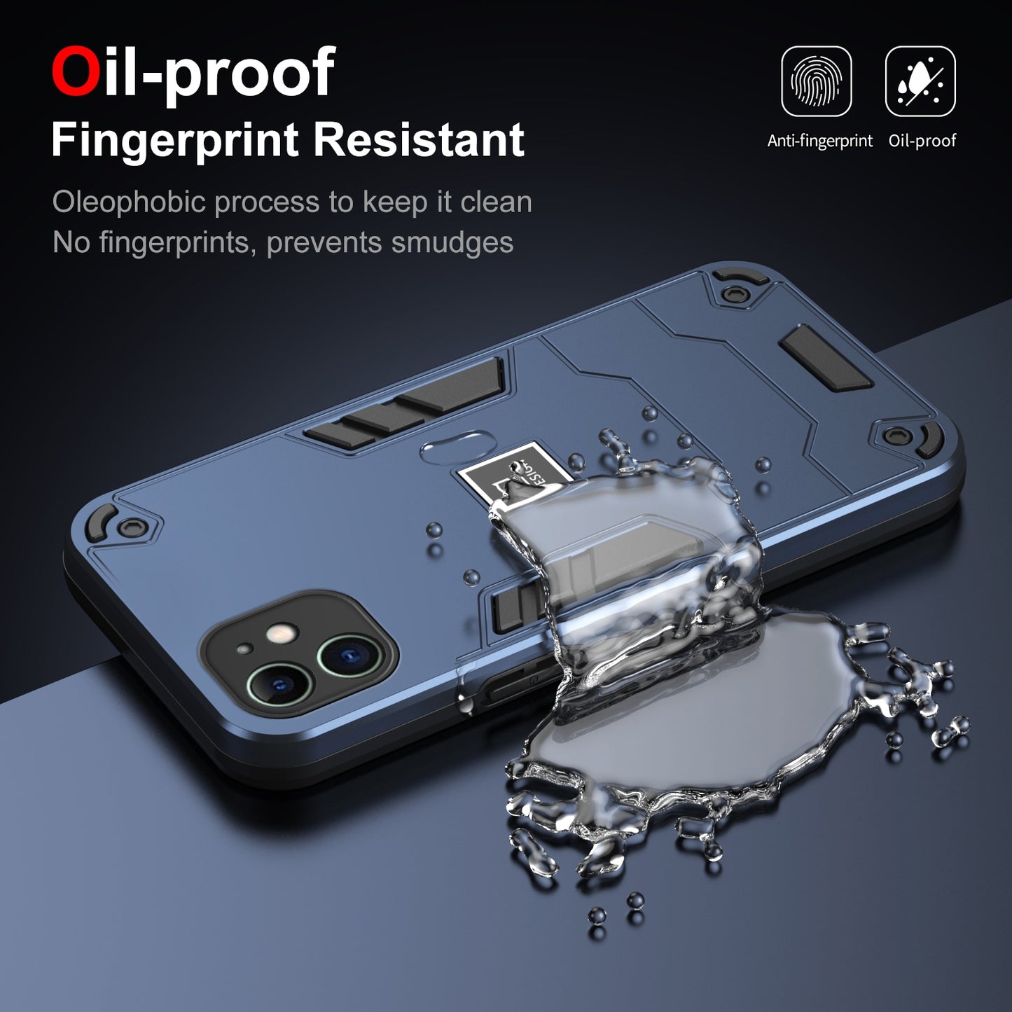 iPhone 11 Shockproof Case - Durable TPU+PC Material, Lightweight, Anti-Fall and Anti-Bump Design, Fashionable Phone Protection-buycases.co.uk