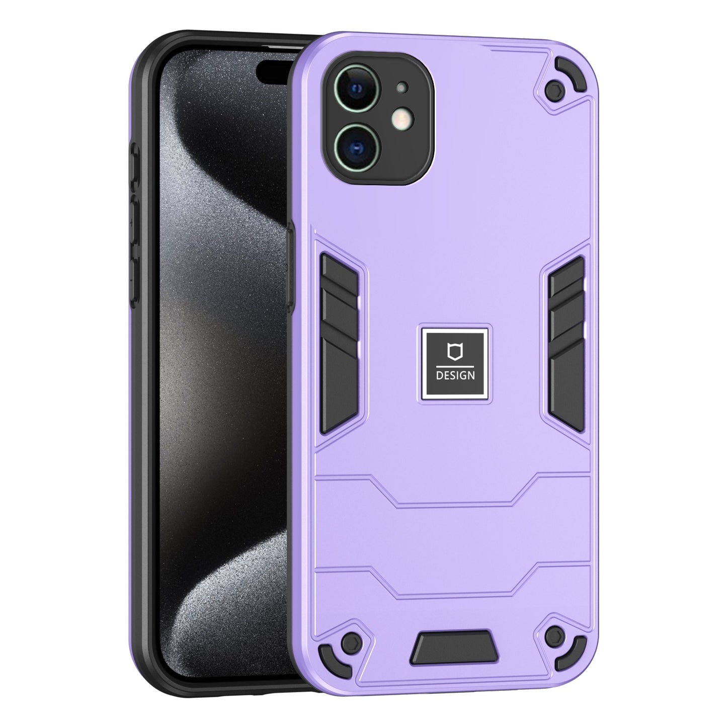 iPhone 11 Shockproof Case - Durable TPU+PC Material, Lightweight, Anti-Fall and Anti-Bump Design, Fashionable Phone Protection-buycases.co.uk