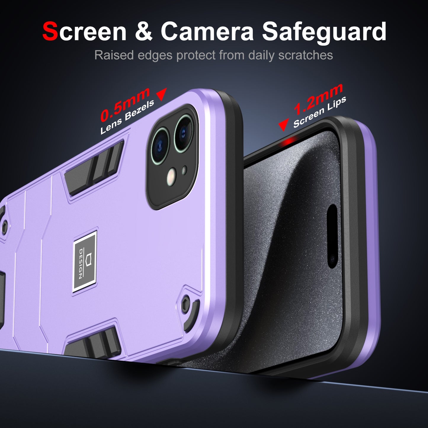 iPhone 11 Shockproof Case - Durable TPU+PC Material, Lightweight, Anti-Fall and Anti-Bump Design, Fashionable Phone Protection-buycases.co.uk