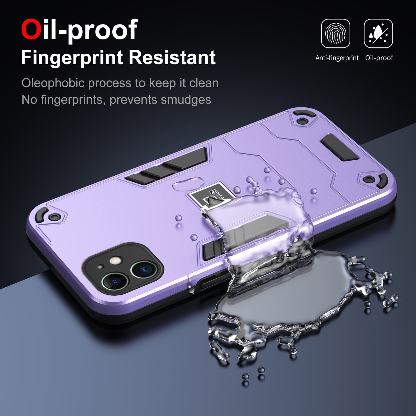 iPhone 11 Shockproof Case - Durable TPU+PC Material, Lightweight, Anti-Fall and Anti-Bump Design, Fashionable Phone Protection-buycases.co.uk