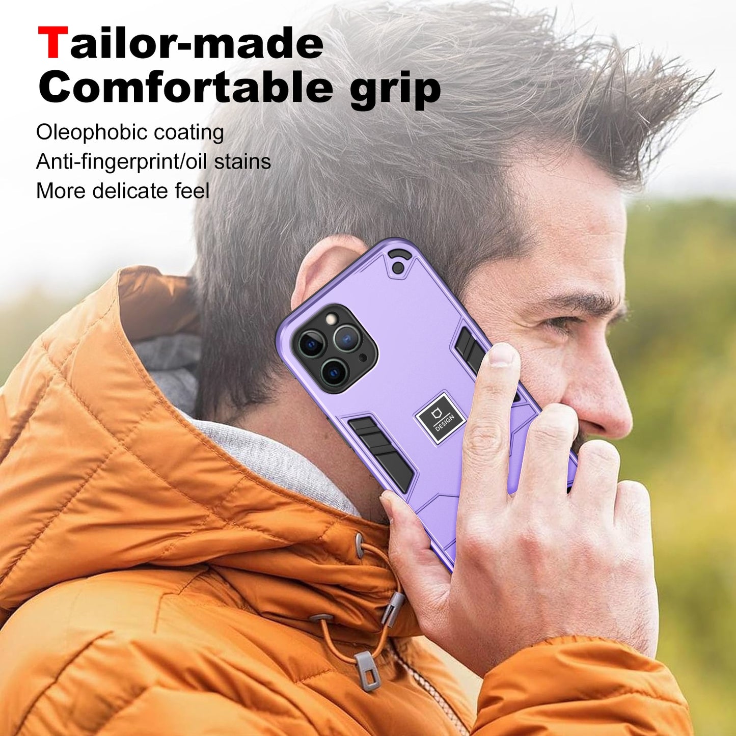 iPhone 11 Pro Shockproof Case - Durable TPU+PC Material, Lightweight, Anti-Fall and Anti-Bump Design, Fashionable Phone Protection-buycases.co.uk