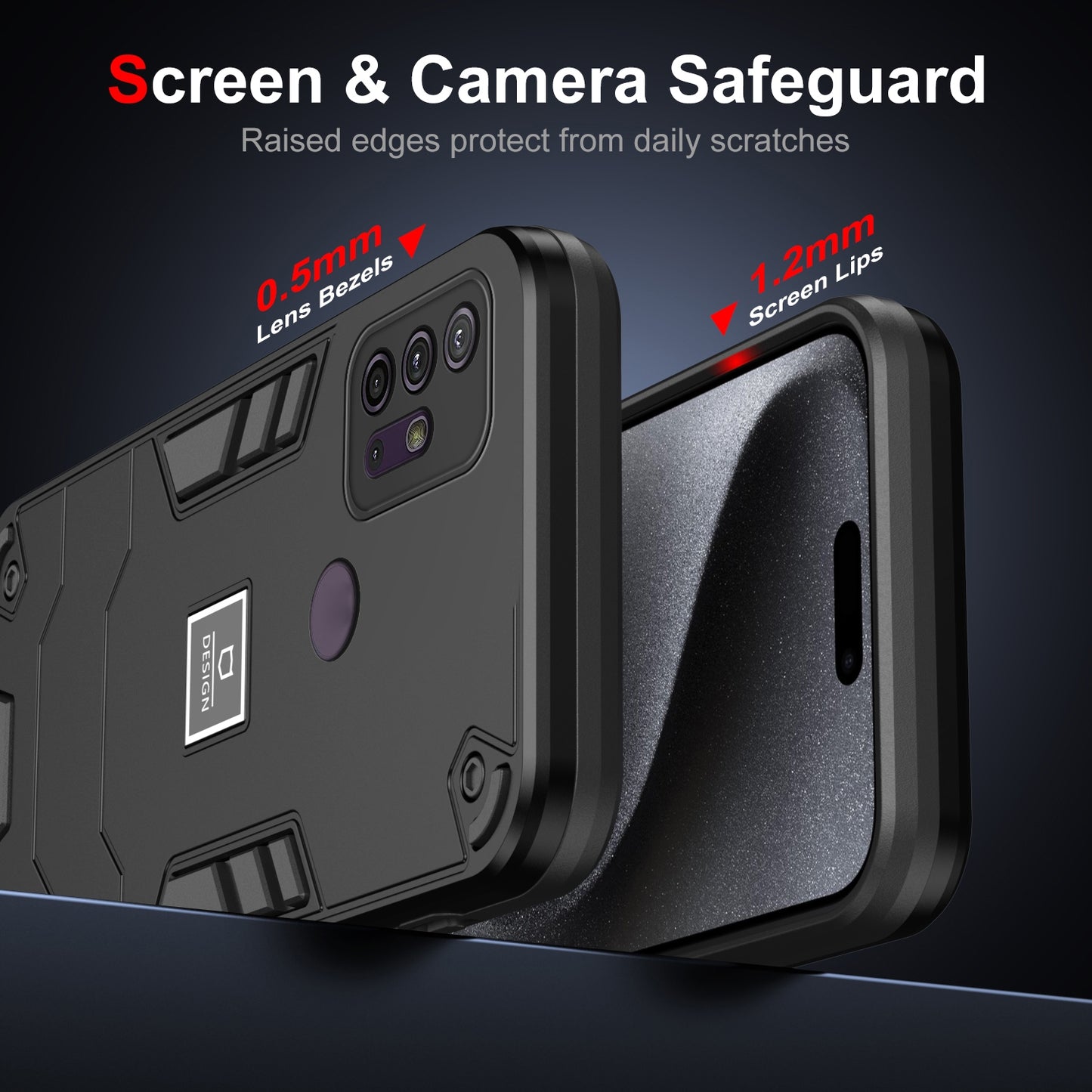 Motorola Moto G10 Shockproof Case - Durable TPU+PC Material, Lightweight, Anti-Fall and Anti-Bump Design, Fashionable Phone Protection-buycases.co.uk