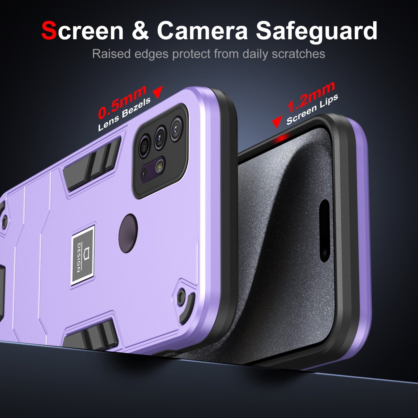Motorola Moto G10 Shockproof Case - Durable TPU+PC Material, Lightweight, Anti-Fall and Anti-Bump Design, Fashionable Phone Protection-buycases.co.uk