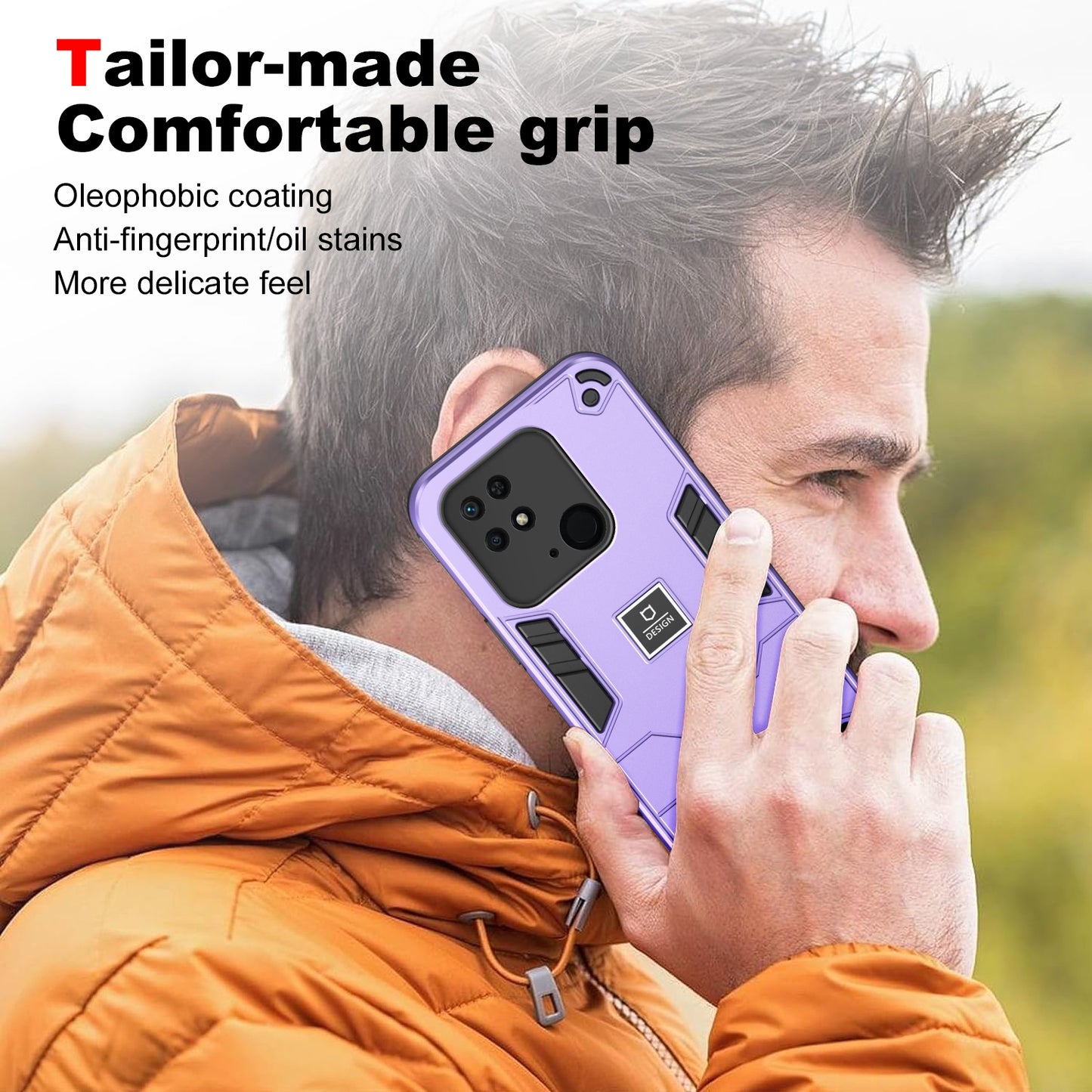 Xiaomi Redmi 10C Shockproof Case - Durable TPU+PC Material, Lightweight, Anti-Fall and Anti-Bump Design, Fashionable Phone Protection-buycases.co.uk