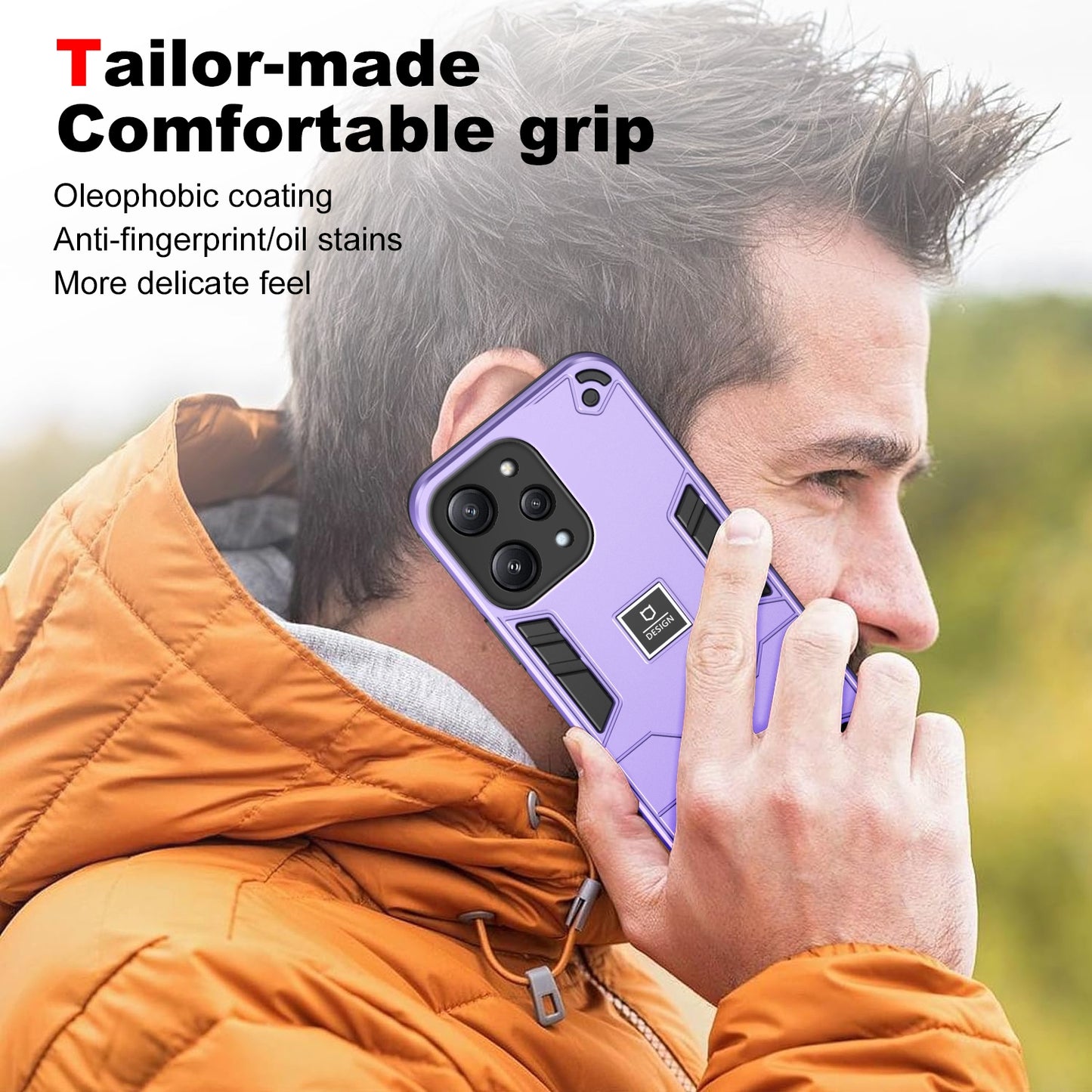Xiaomi Redmi 12 Shockproof Case - Durable TPU+PC Material, Lightweight, Anti-Fall and Anti-Bump Design, Fashionable Phone Protection-buycases.co.uk