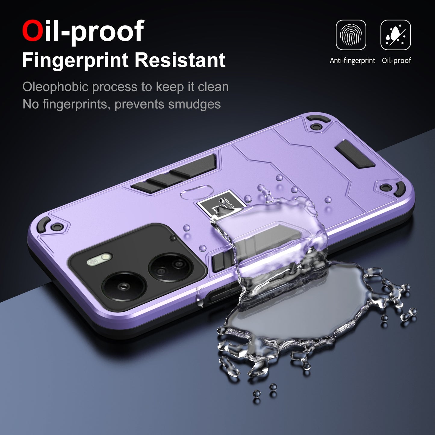 Xiaomi Redmi 13C Shockproof Case - Durable TPU+PC Material, Lightweight, Anti-Fall and Anti-Bump Design, Fashionable Phone Protection-buycases.co.uk