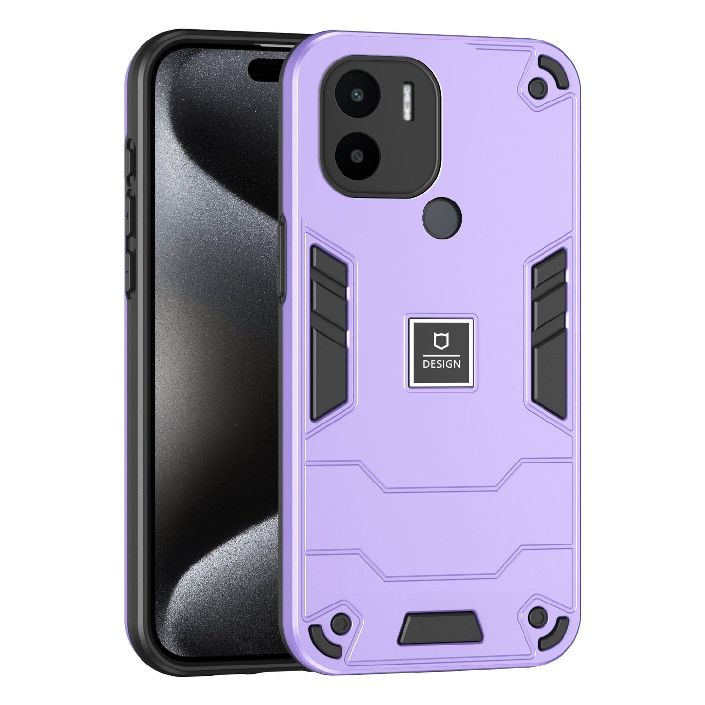 Xiaomi Redmi A1 Plus Shockproof Case - Durable TPU+PC Material, Lightweight, Anti-Fall and Anti-Bump Design, Fashionable Phone Protection-buycases.co.uk