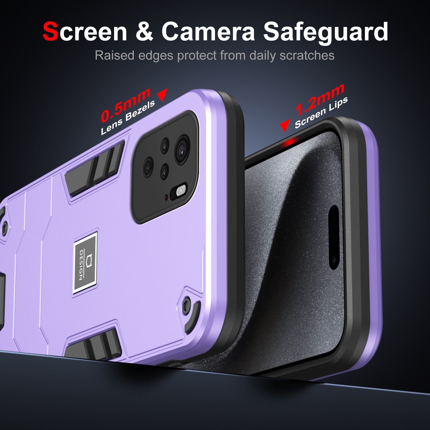 Xiaomi Redmi Note 10 4G Shockproof Case - Durable TPU+PC Material, Lightweight, Anti-Fall and Anti-Bump Design, Fashionable Phone Protection-buycases.co.uk