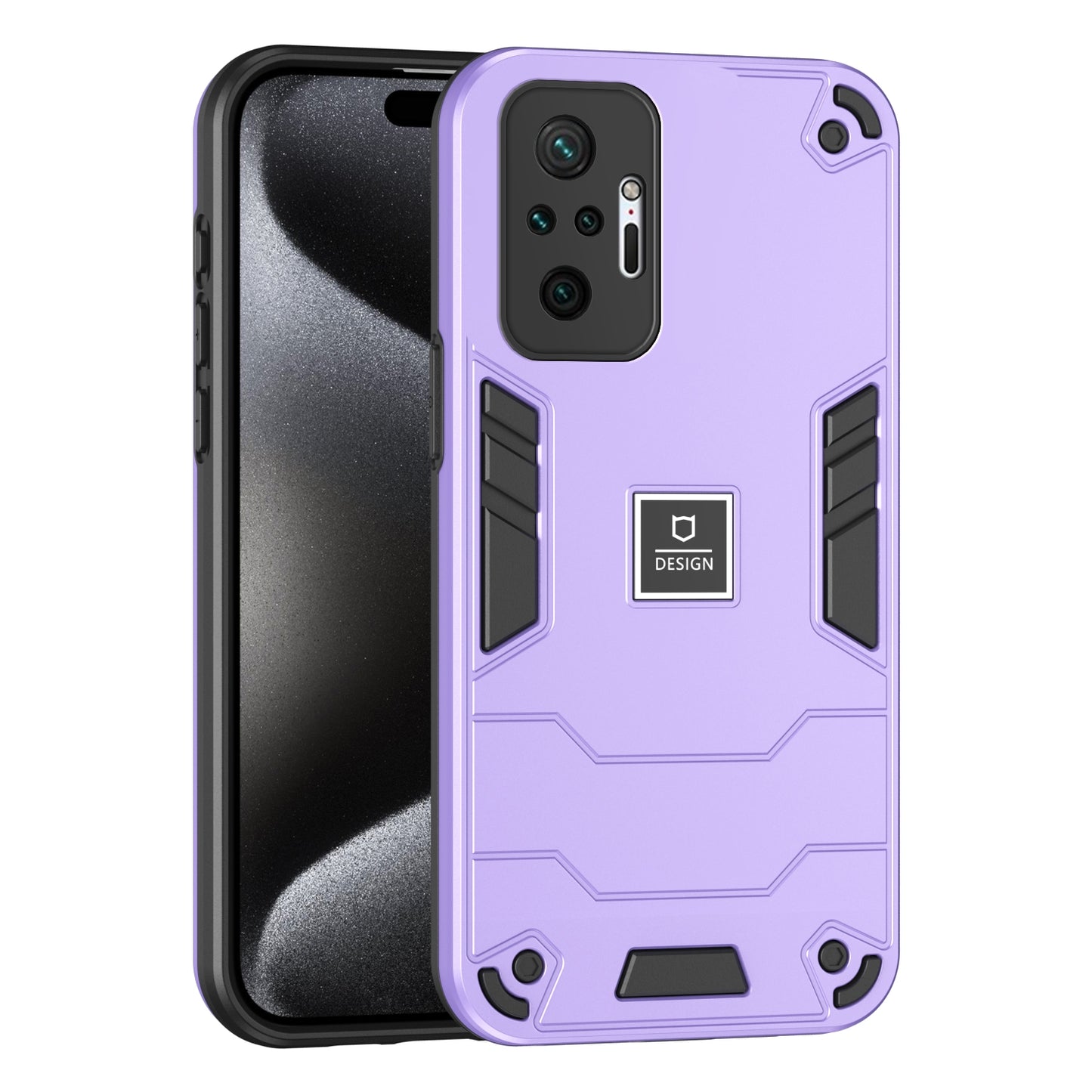 Xiaomi Redmi Note 10 Pro 4G Shockproof Case - Durable TPU+PC Material, Lightweight, Anti-Fall and Anti-Bump Design, Fashionable Phone Protection-buycases.co.uk