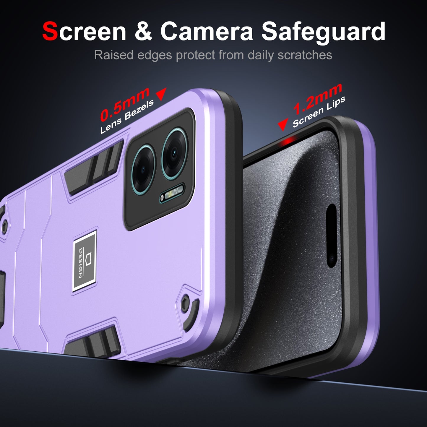 Xiaomi Redmi Note 11E Shockproof Case - Durable TPU+PC Material, Lightweight, Anti-Fall and Anti-Bump Design, Fashionable Phone Protection-buycases.co.uk