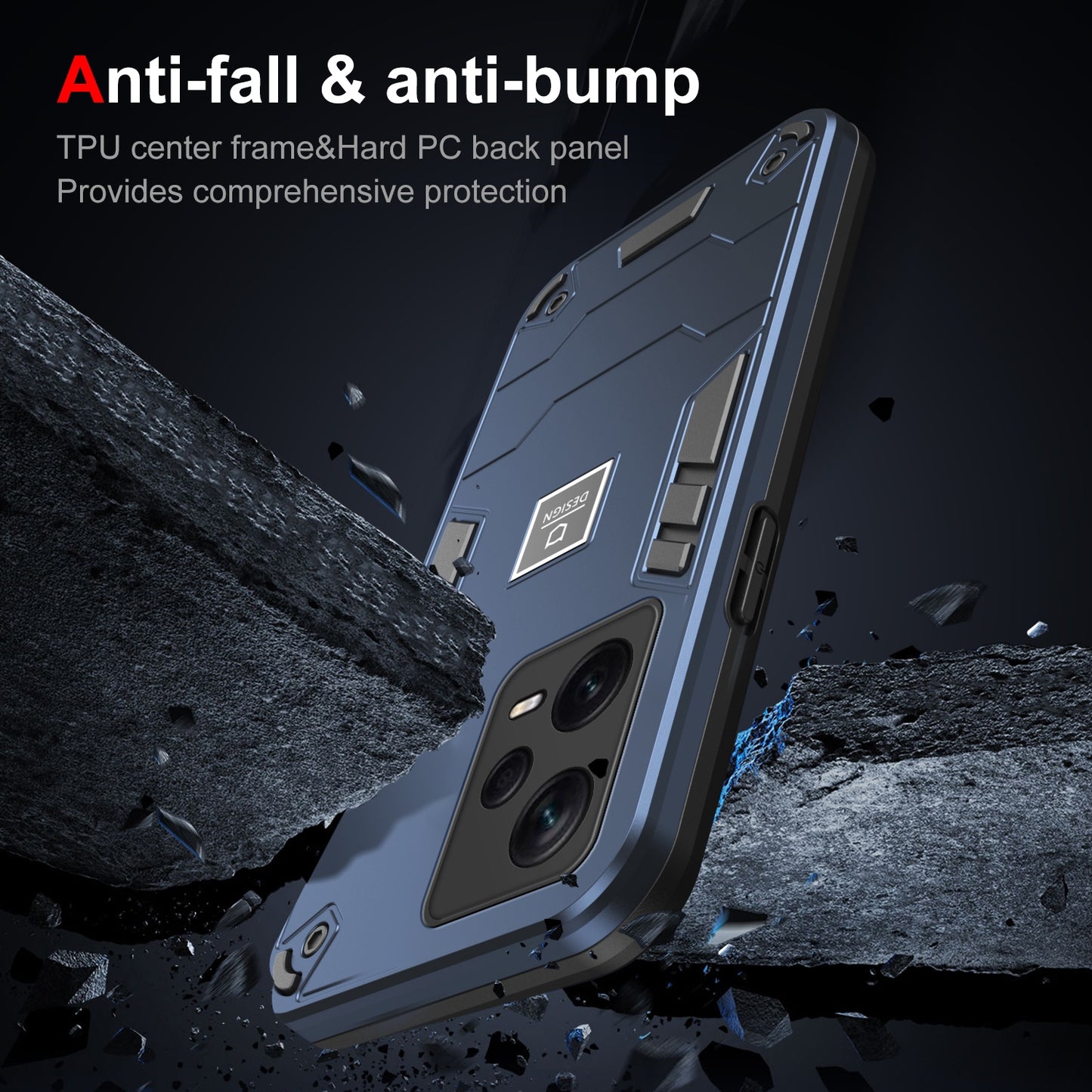 Xiaomi Redmi Note 12 Pro+ Global Shockproof Case - Durable TPU+PC Material, Lightweight, Anti-Fall and Anti-Bump Design, Fashionable Phone Protection-buycases.co.uk