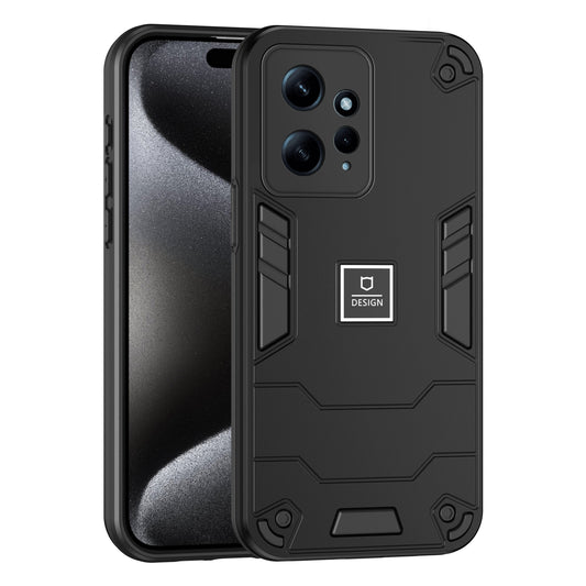 Xiaomi Redmi Note 12 4G Global Shockproof Case - Durable TPU+PC Material, Lightweight, Anti-Fall and Anti-Bump Design, Fashionable Phone Protection-buycases.co.uk