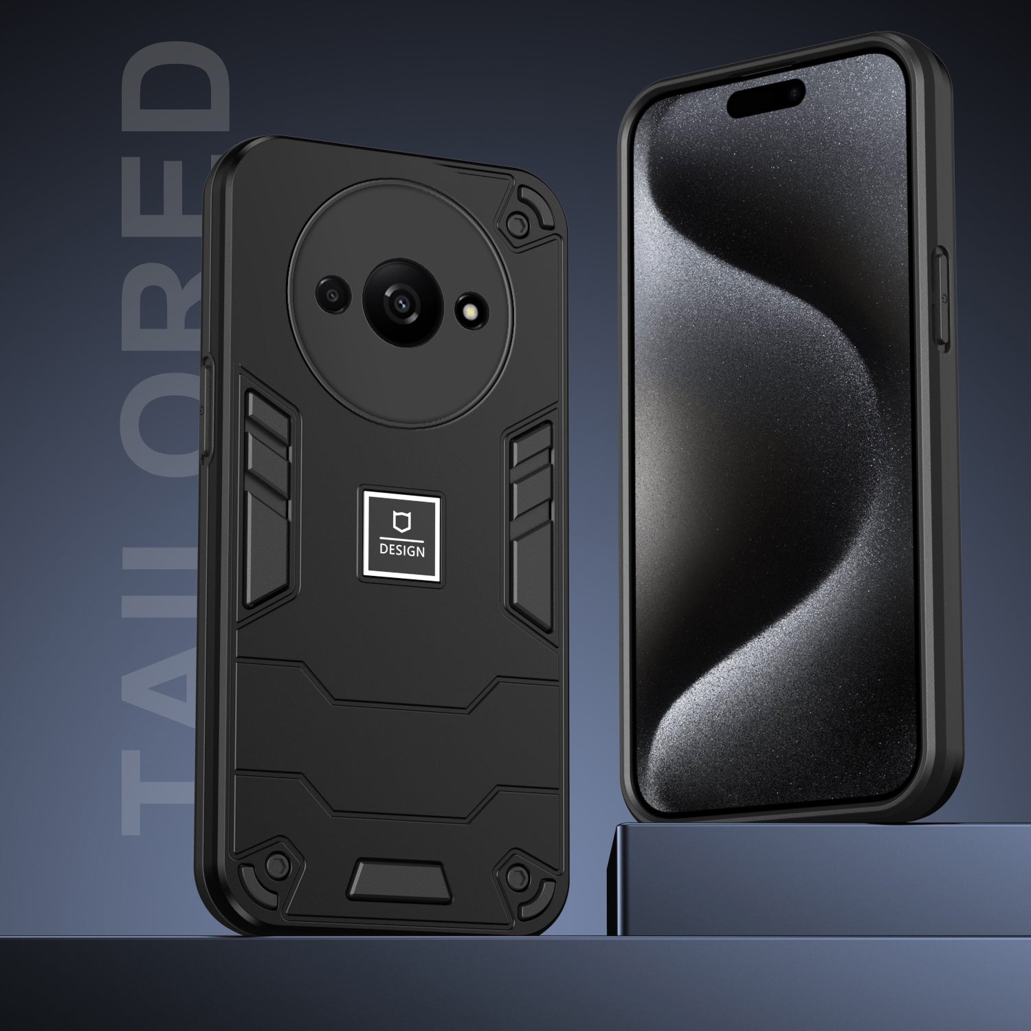 Xiaomi Redmi A3 Shockproof Case - Durable TPU+PC Material, Lightweight, Anti-Fall and Anti-Bump Design, Fashionable Phone Protection-buycases.co.uk