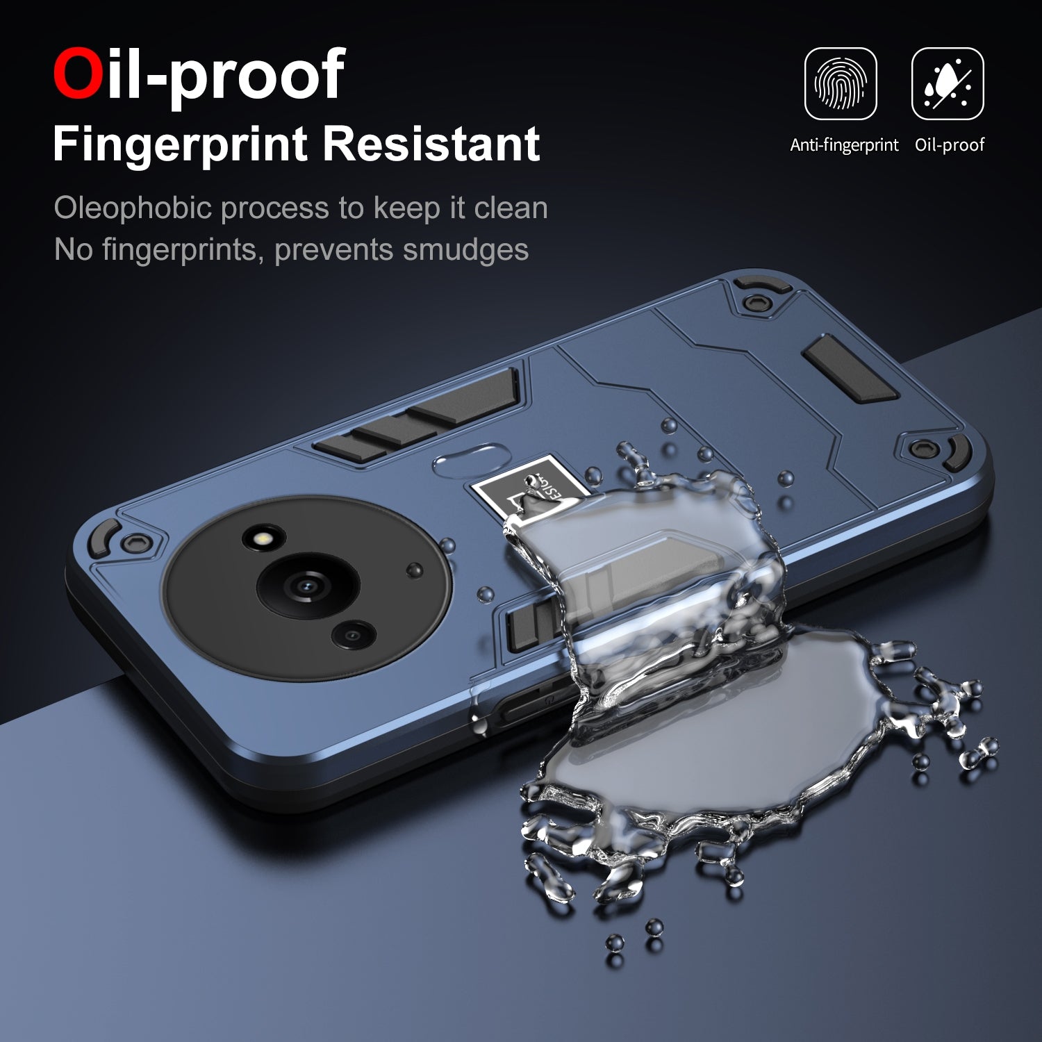 Xiaomi Redmi A3 Shockproof Case - Durable TPU+PC Material, Lightweight, Anti-Fall and Anti-Bump Design, Fashionable Phone Protection-buycases.co.uk