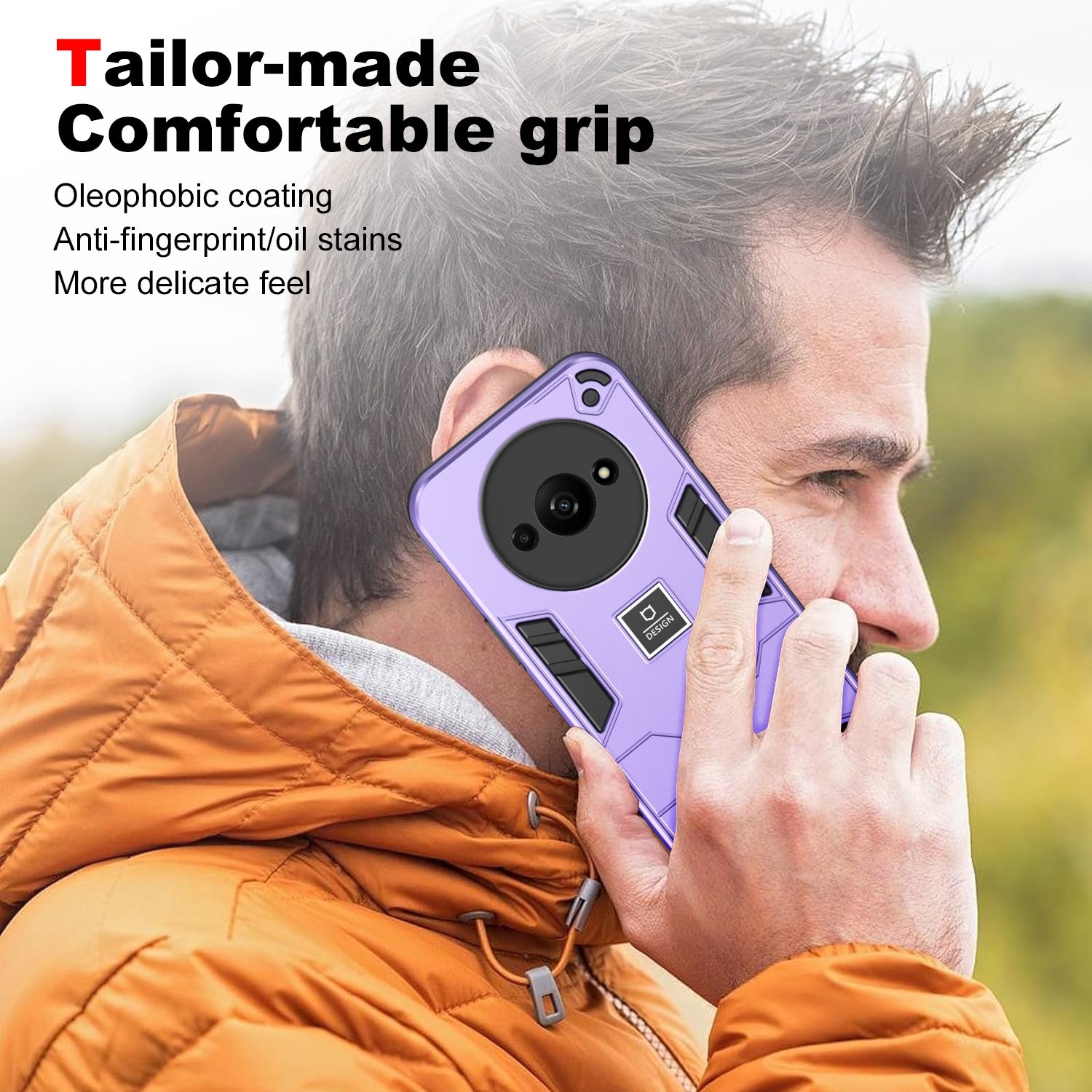 Xiaomi Redmi A3 Shockproof Case - Durable TPU+PC Material, Lightweight, Anti-Fall and Anti-Bump Design, Fashionable Phone Protection-buycases.co.uk