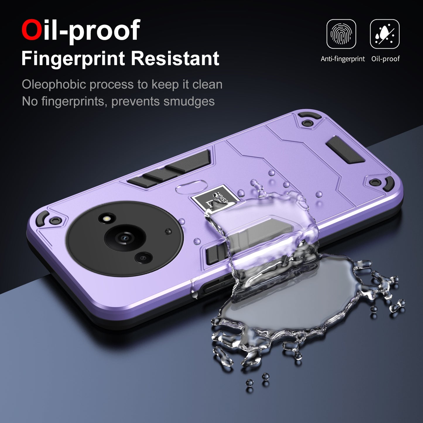 Xiaomi Redmi A3 Shockproof Case - Durable TPU+PC Material, Lightweight, Anti-Fall and Anti-Bump Design, Fashionable Phone Protection-buycases.co.uk